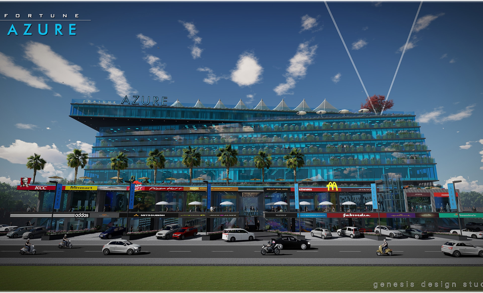 Night View Fortune Azure